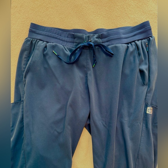 WonderWink Pants - Wonderwink XL Drawstring Navy Blue Scrub Pants